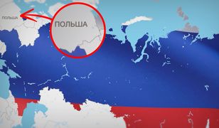 Miedwiediew opublikował skandaliczną mapę. Obok napis: "Polska"