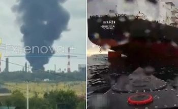 Zatopiony kontenerowiec i zniszczone rafinerie. Ukraina zadaje ciosy