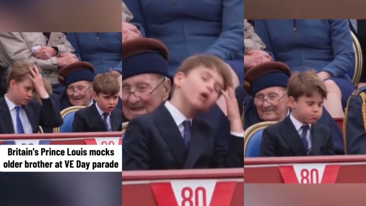 Książę Louis przedrzeźniał starszego brata. Jest nagranie