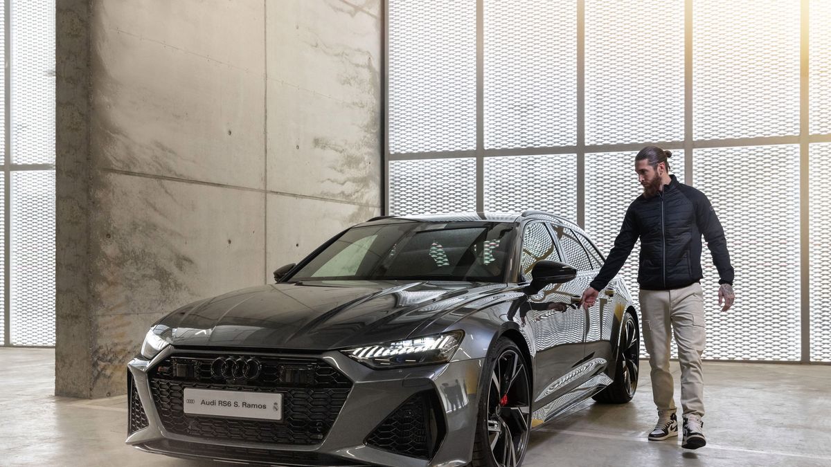 Sergio Ramos i jego Audi RS6.