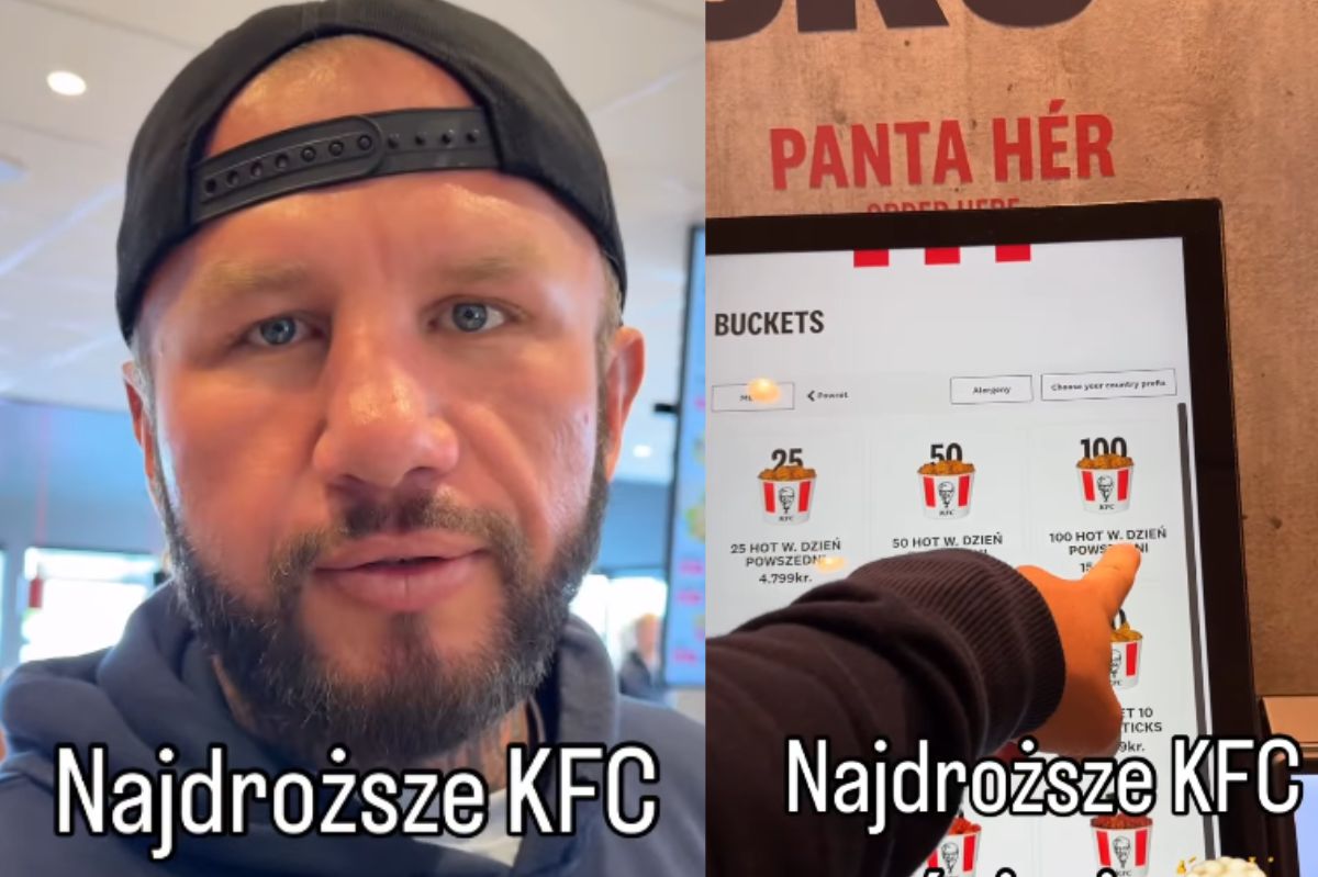 Polak pokazał ceny w KFC na Islandii. "Najdroższe na świecie"