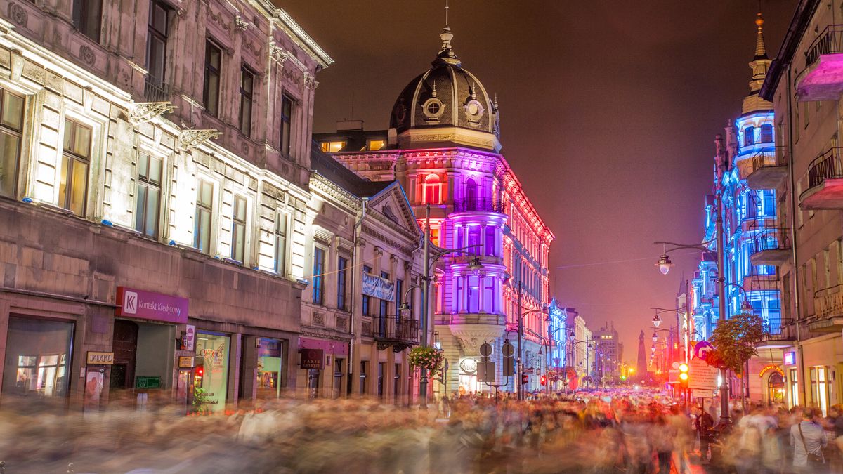 Ulica Piotrkowska w Łodzi