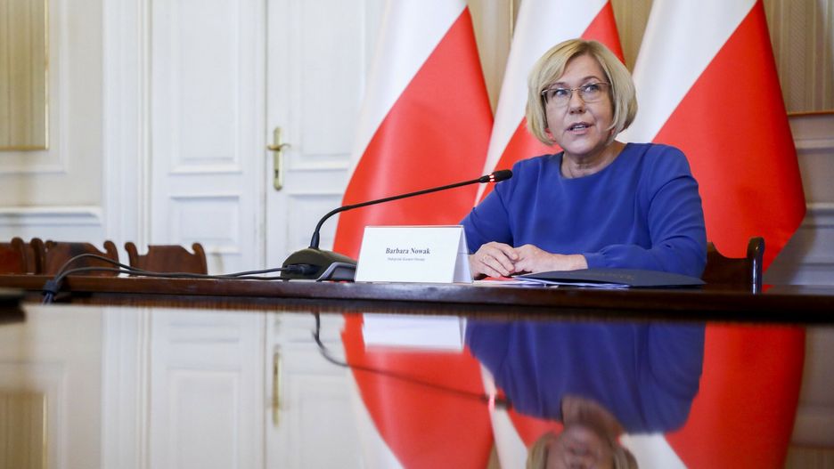 Konferencja prasowa z udzia?em Ma?opolskiej Kurator O?wiaty14.09.2020 Krakow Urzad Wojewodzki . Konferencja prasowa nt. realizacji programow rzadowych z perspektywy potrzeb szkolnych . N/z Barbara Nowak - malopolska kurator oswiaty  fot. Beata Zawrzel/REPORTERBeata Zawrzel/REPORTER