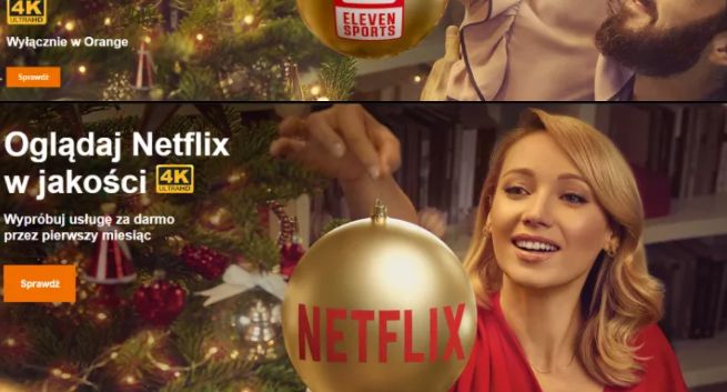 Orange TV: Eleven Sports 1 w jakości 4K, Netflix w menu dekoderów