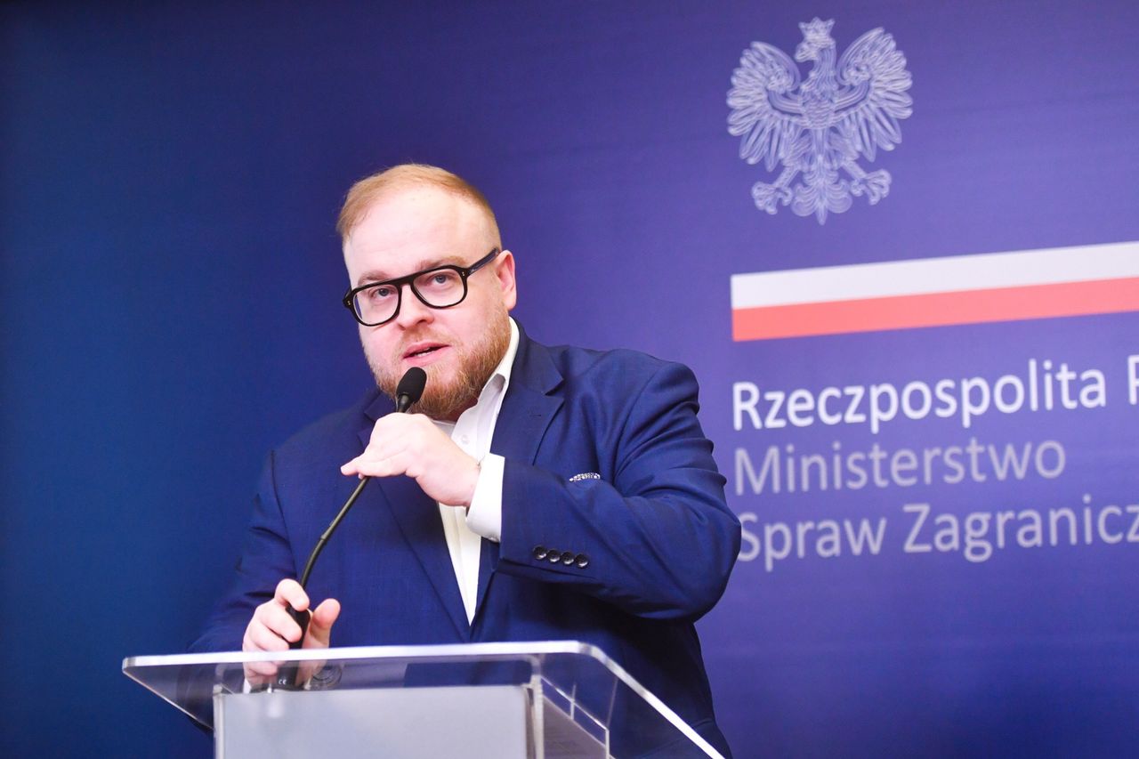 Rzecznik Ministerstwa Spraw Zagranicznych Łukasz Jasina