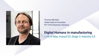 Roboty i awatary na Impact’23. Thomas Nørmark wystąpi podczas ścieżki Industry 5.0