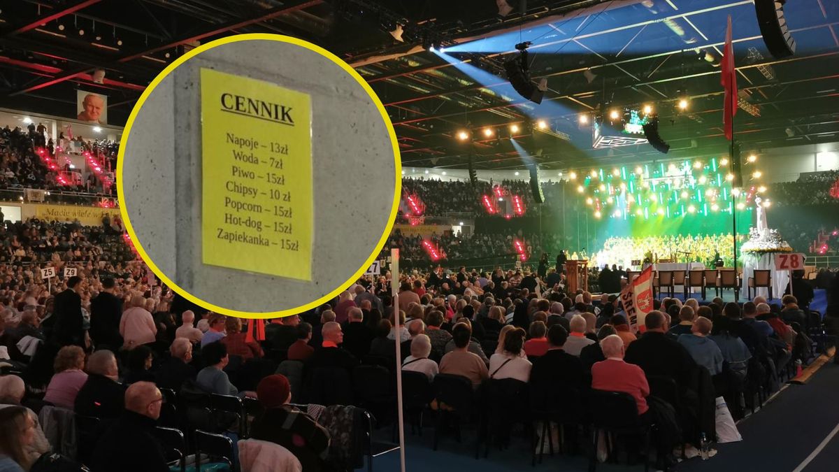 Gastronomiczne i handlowe zaplecze podczas urodzin Radia Maryja
