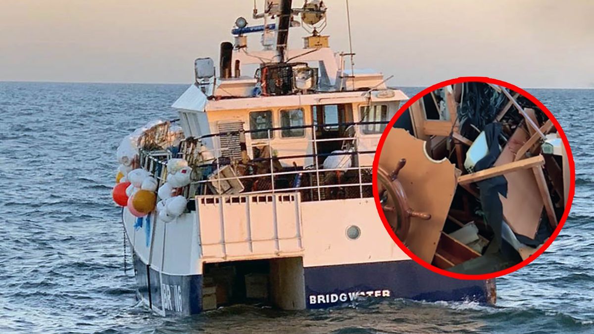 Bomba z czasów II wojny światowej zniszczyła kuter rybacki