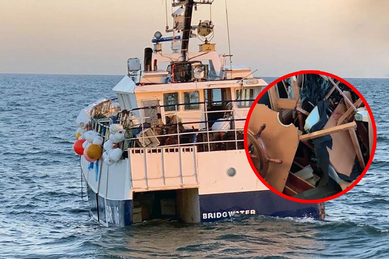 Bomba z czasów II wojny światowej zniszczyła kuter rybacki