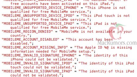 MobileMe za darmo dla wybranych użytkowników iOS? 1
