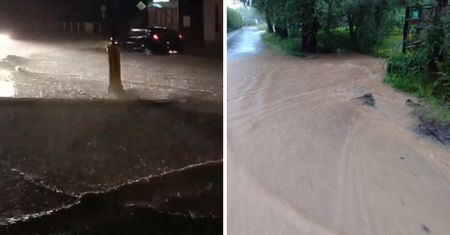 Nawałnice nad Polską. Zalania i podtopienia. Ulice wyglądały jak potoki
