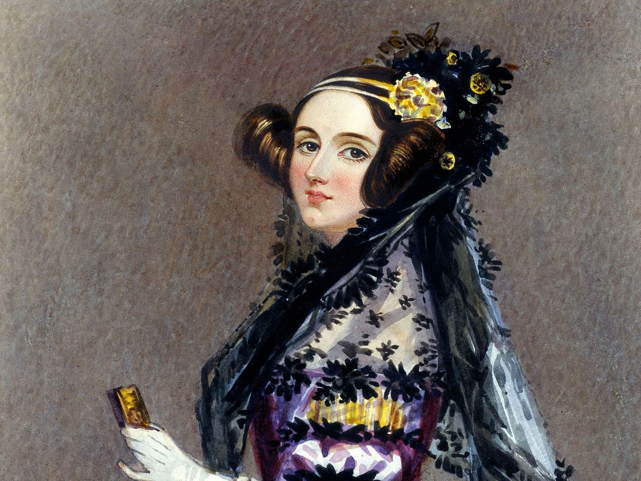 Portret Ady Lovelace z około 1840 roku (fot. Domena publiczna)