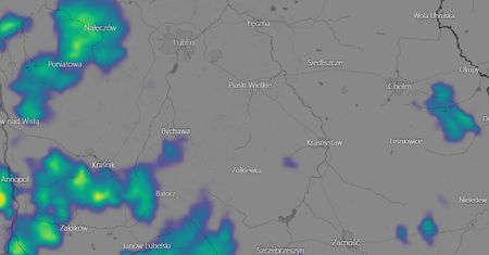 W regionie pojawiły się już pierwsze opady deszczu. Gdzie jest burza? Sprawdź radar burz online