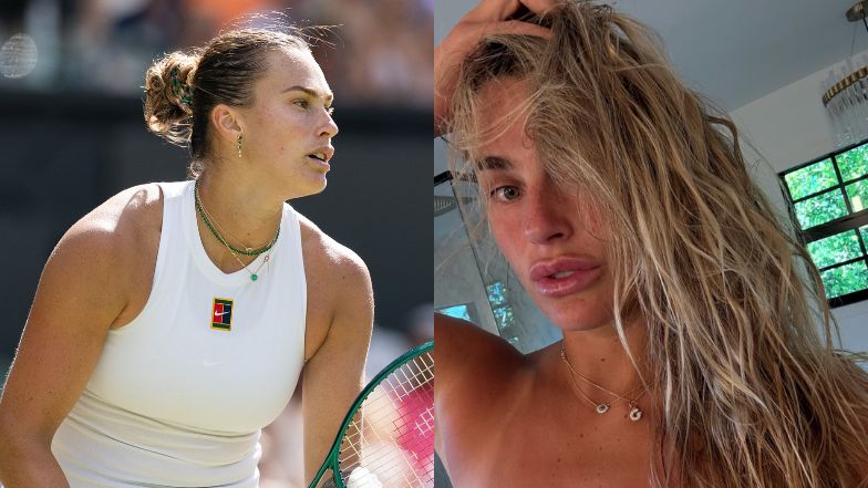 Aryna Sabalenka wypoczywa od treningów, pozując topless