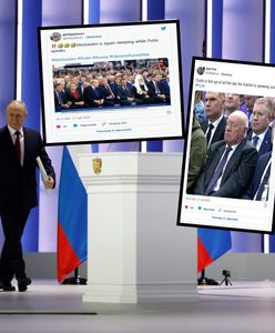 Miedwiediew zasnął na orędziu Putina