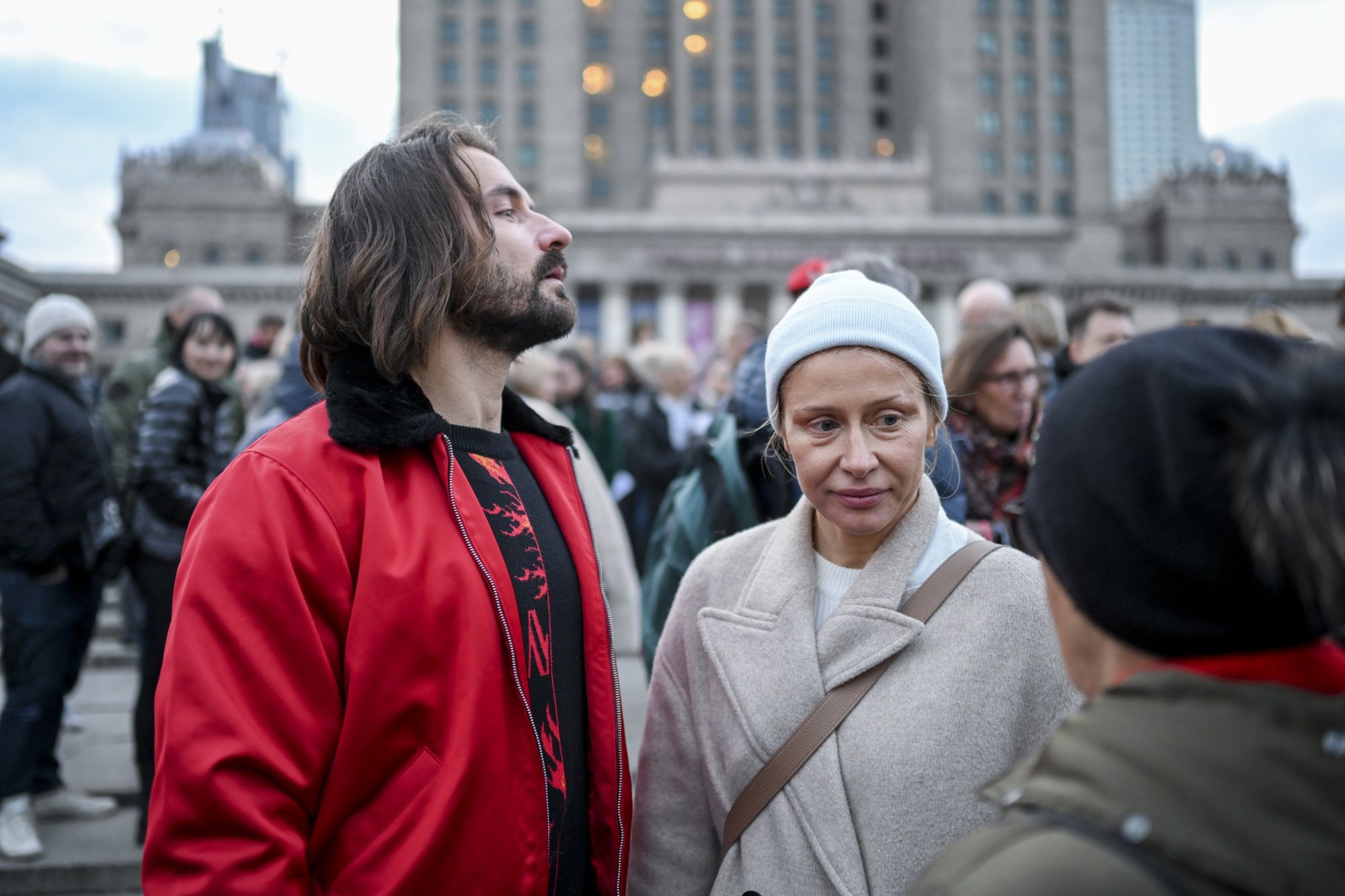 Katarzyna Warnke i Piotr Stramowski (fot. AKPA)