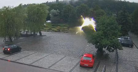 Tajemnicze zjawisko na rynku w Lanckoronie. "To musiał być anioł"