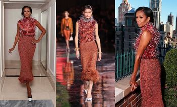 Odchudzona Michelle Obama zachwyca w sukni Chanel. Internauci komplementują: "Lepiej niż MODELKA" (FOTO)