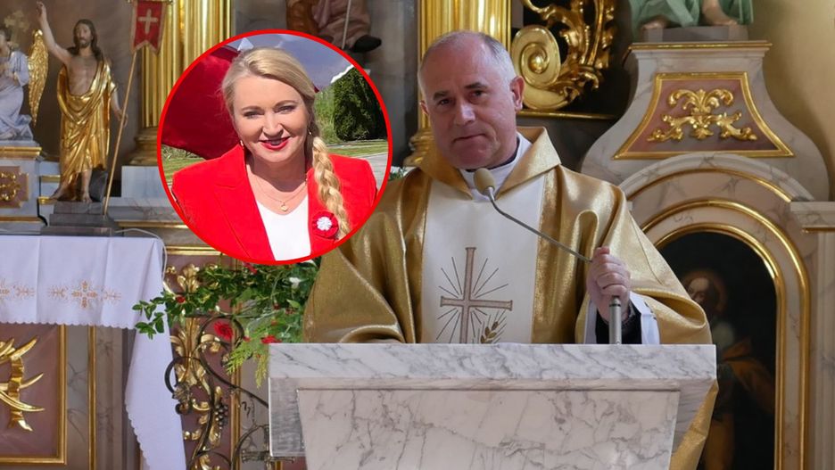Ksiądz proboszcz zaatakował podczas mszy posłankę Martę Wcisło