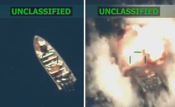 Na łodzi były cztery osoby. Hegseth pokazał nagranie z ataku