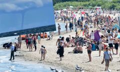 Nietypowe zjawisko nad Bałtykiem. Było widoczne z plaży w Jastarni