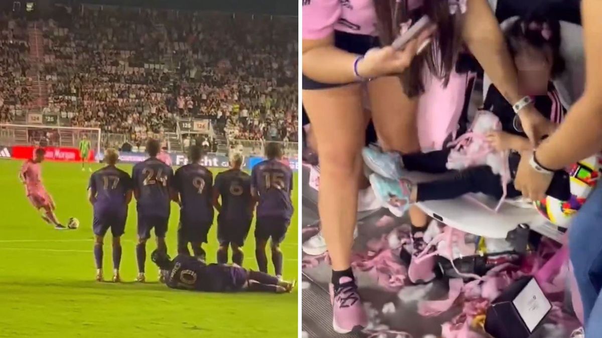 Lionel Messi strzelił groźnie na trybunę