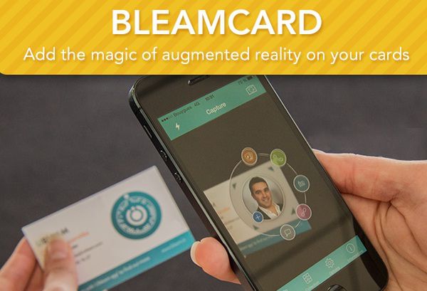 BleamCard. Wyrzućcie papierowe wizytówki – rozszerzona rzeczywistość nadchodzi 3