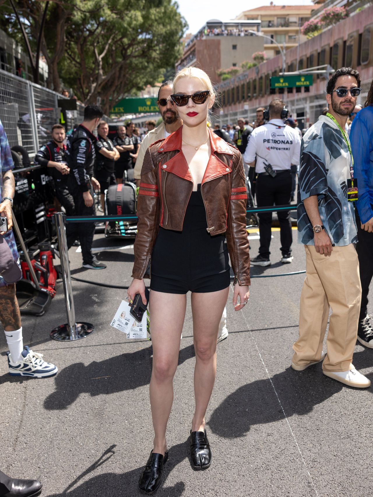 Anya Taylor-Joy at the F1 races