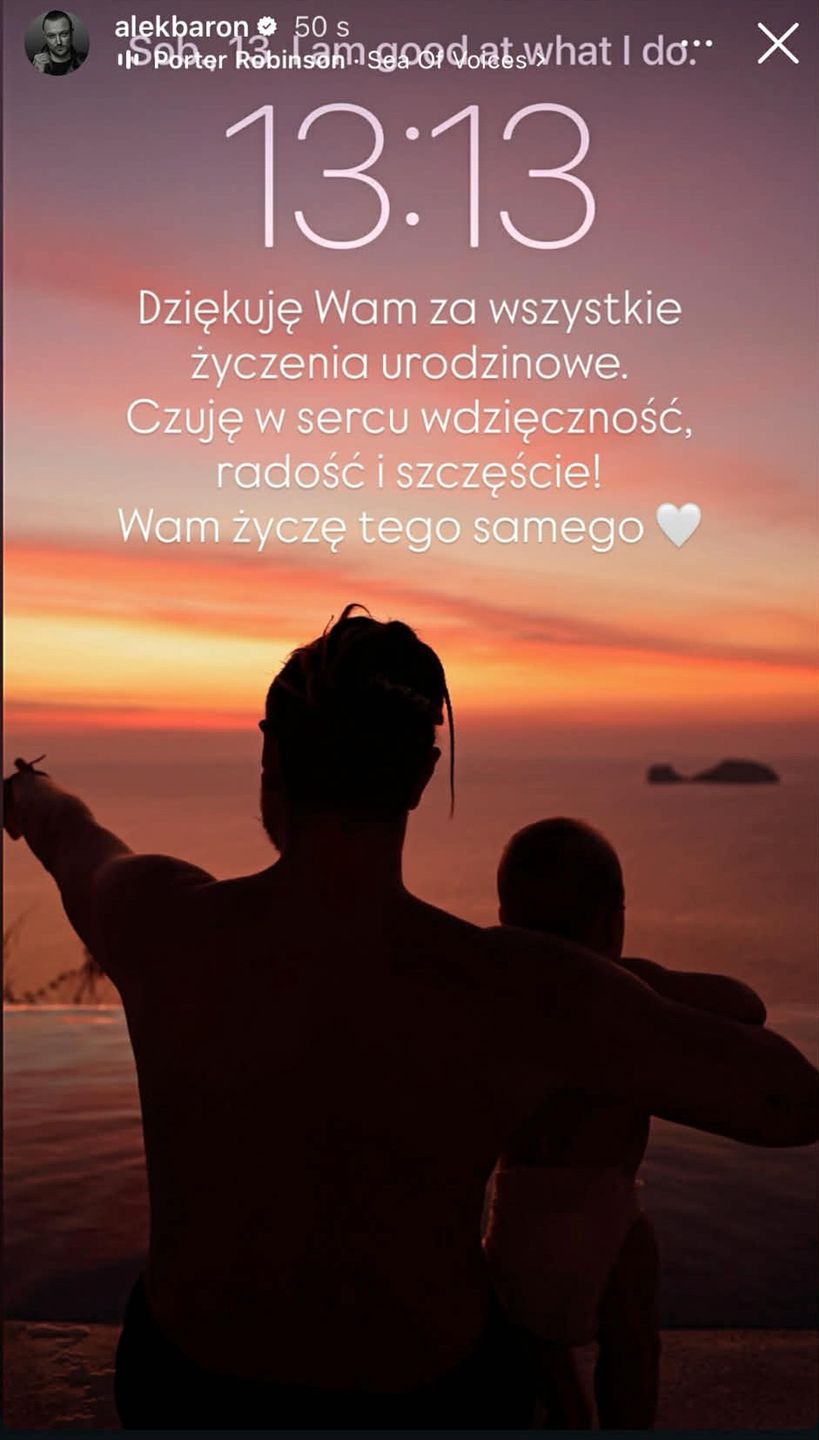 Baron podsumował 42. urodziny