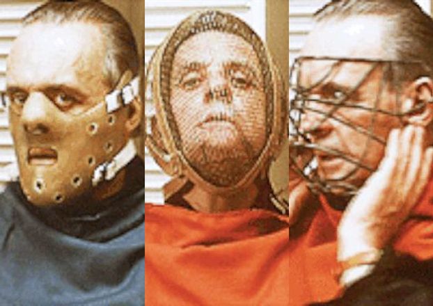 Anthony Hopkins w maskach Hannibala Lectera... (ZDJĘCIA)