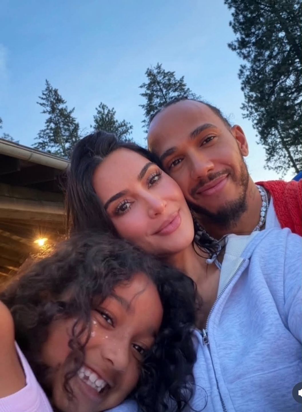 Kim Kardashian i Hamilton z jej córką