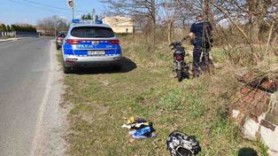 Nowogród Bobrzański: Uciekał policji na motorowerze