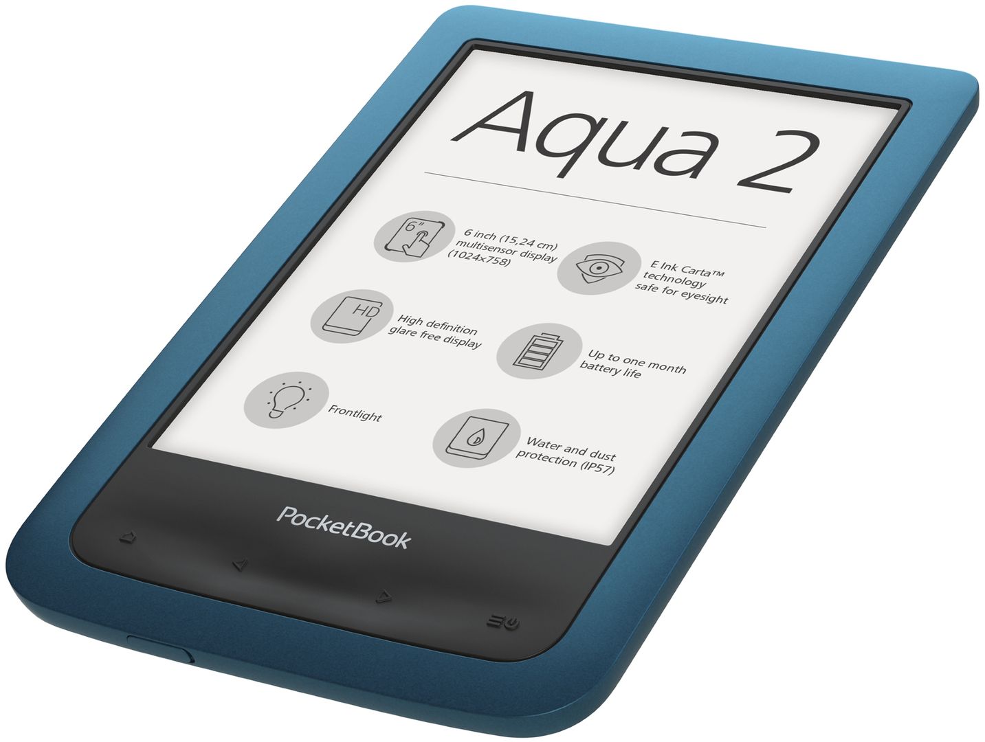 PocketBook Aqua 2: wodoszczelny czytnik e-booków z wyświetlaczem E-Ink Carta 1