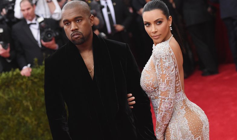 Kim Kardashian pojawiła się na imprezie Kanye'ego Westa
