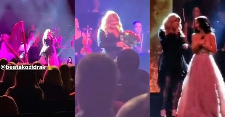 Beata Kozidrak WRÓCIŁA NA SCENĘ: szerokie uśmiechy, bukiet czerwonych róż, OWACJE NA STOJĄCO... (ZDJĘCIA)