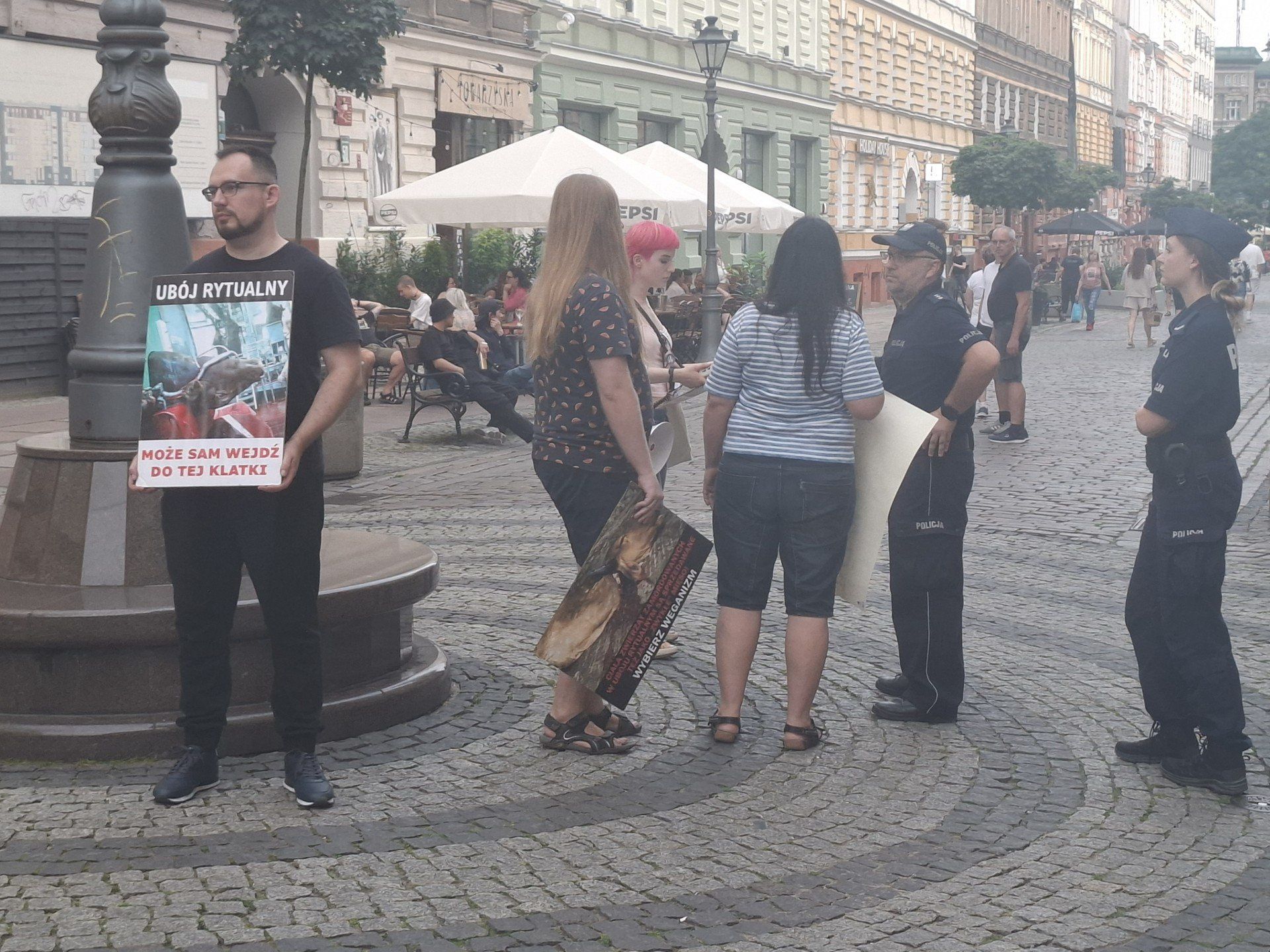 Protest przeciwko ubojowi
