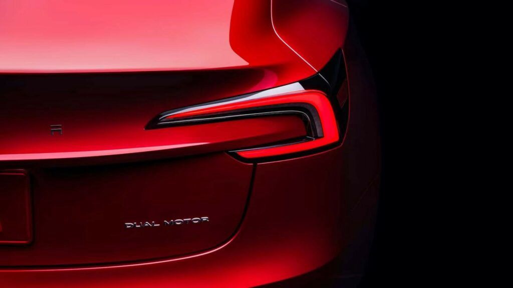 Tesla Model 3 po liftingu