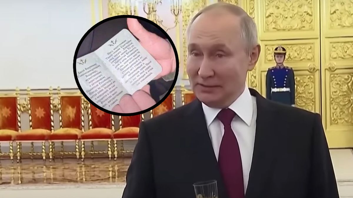 Putin pojawia się w modlitewnikach dla żołnierzy