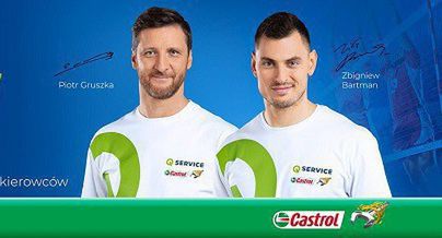 Zbigniew Bartman i Piotr Gruszka w kampanii "Asy serwisowe" Q Service Castrol