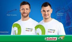 Zbigniew Bartman i Piotr Gruszka w kampanii "Asy serwisowe" Q Service Castrol