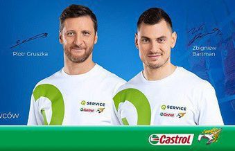 Zbigniew Bartman i Piotr Gruszka w kampanii "Asy serwisowe" Q Service Castrol