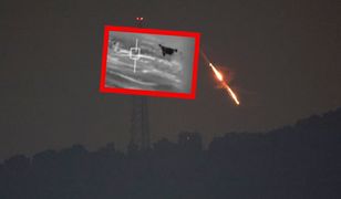 Spektakularne nagranie. Pokazali, jak odparli atak irańskich dronów