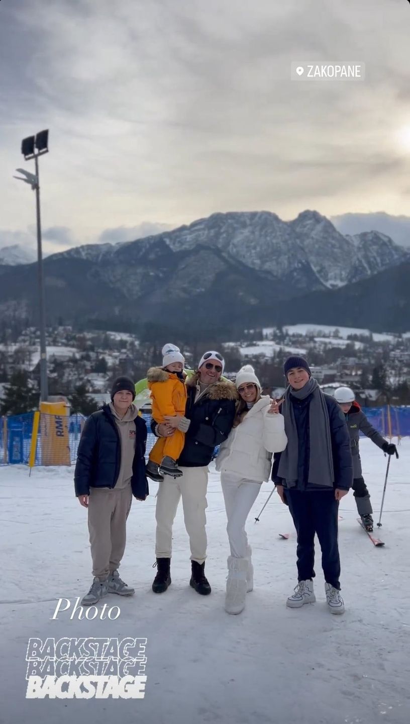 Małgorzata Rozenek z rodziną pobija Zakopane