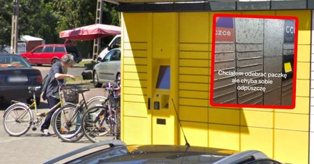 Chciał odebrać paczkę. "Chyba odpuszczę". Nagranie rodem z horroru