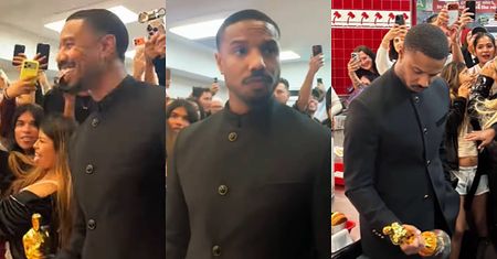 Oscary 2026. Michael B. Jordan po wygranej poszedł na BURGERA. Filmik jest hitem sieci [WIDEO]