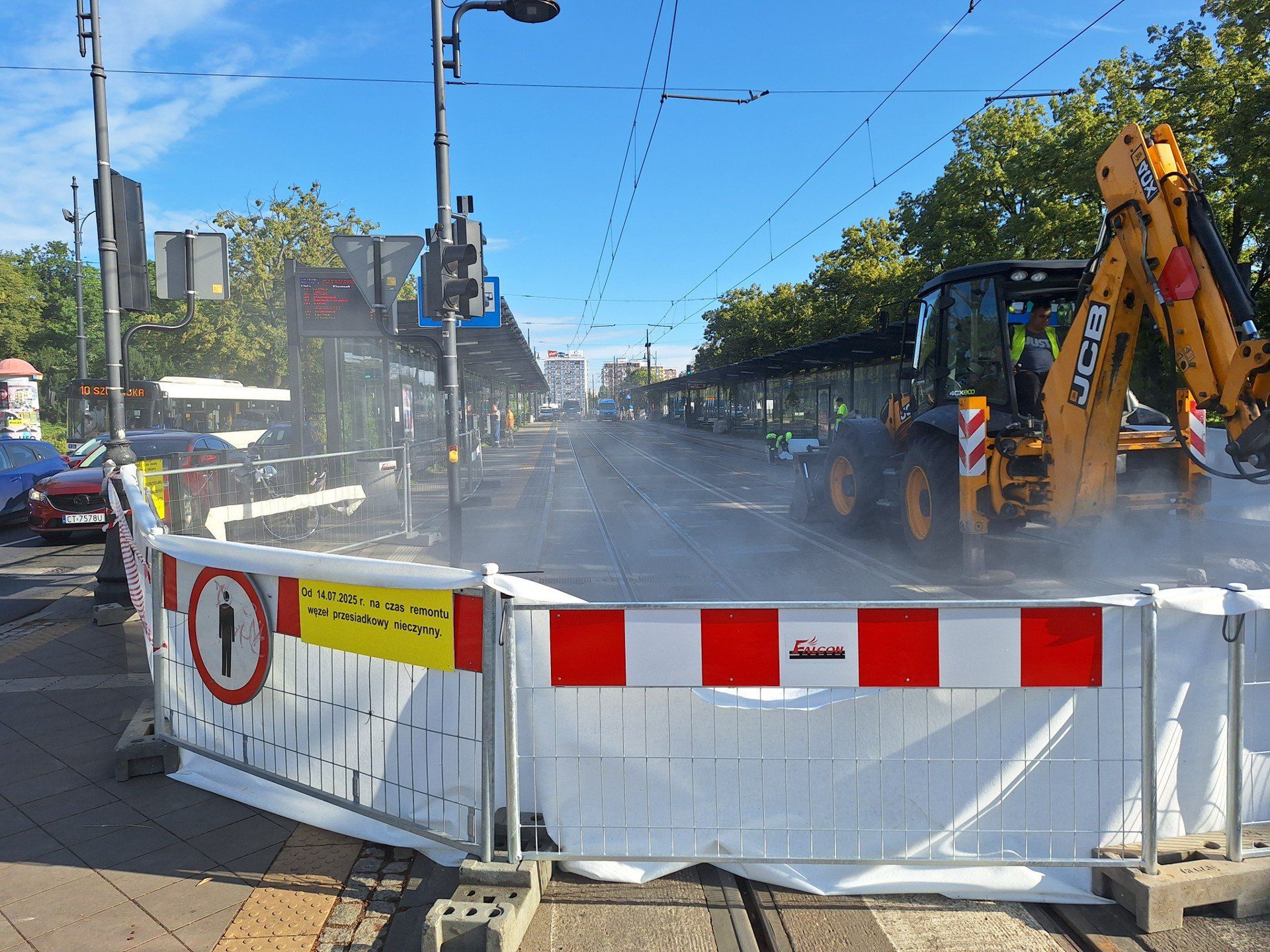 Naprawa węzła przesiadkowego oraz zmiany tramwajowo-autobusowe w Toruniu