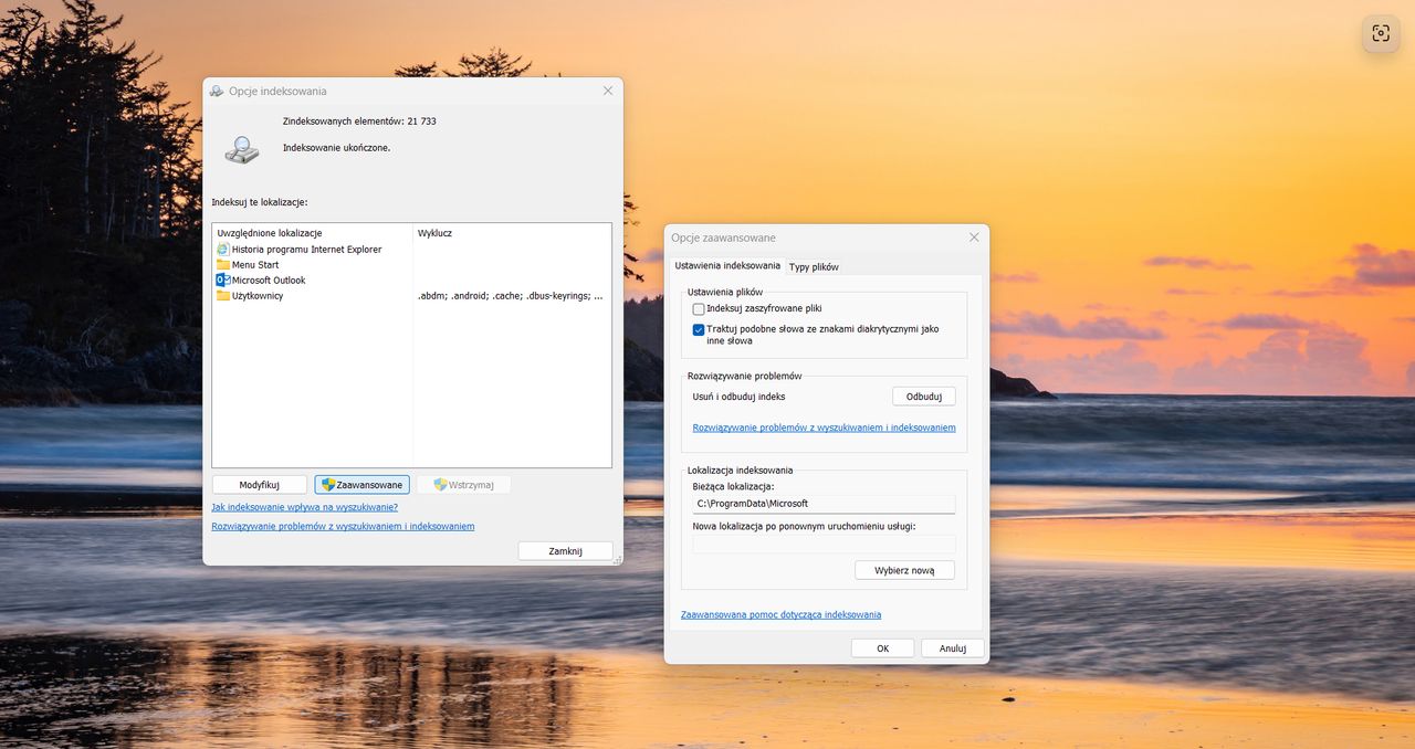 Kiedy warto odbudować indeks?
