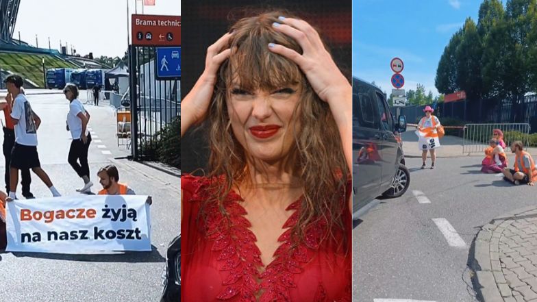 Ostatnie Pokolenie zablokowało przejazd ekipy Taylor Swift.