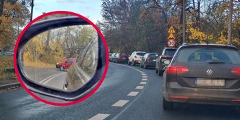 Toruń: Problemy na lewobrzeżu. Kierowcy zawracają na podwójnej ciągłej