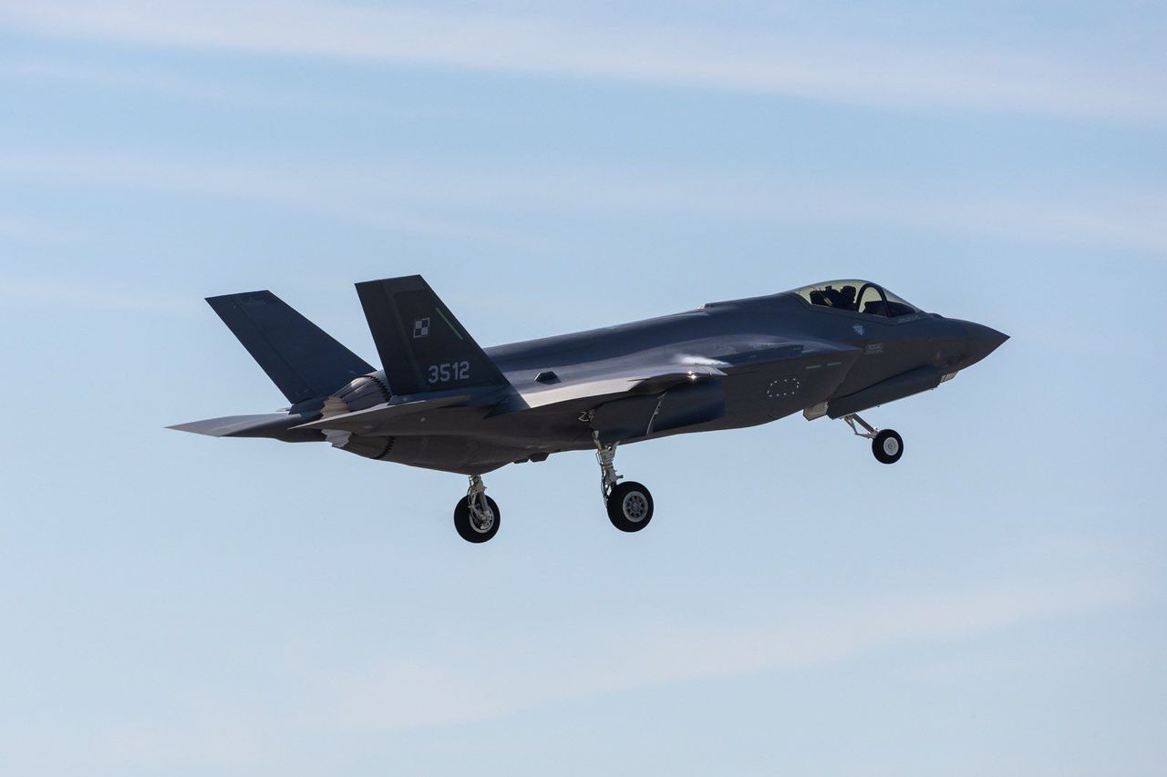 Polski F-35 latał nad USA. Uwagę zwraca jego oznaczenie